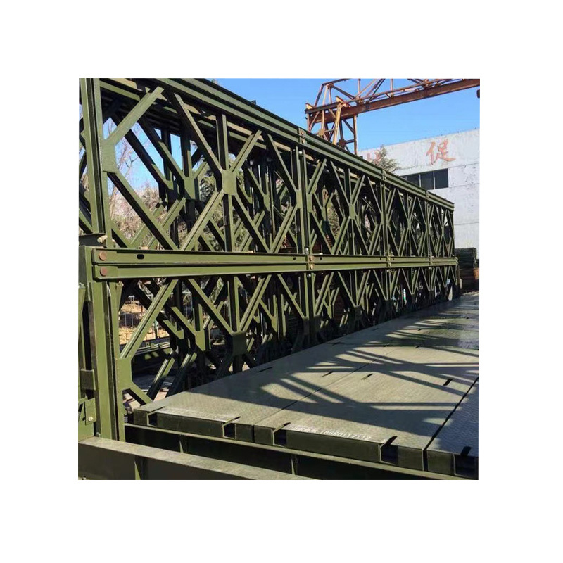 British BS Standard Compact 200 modular panel steel Bailey bridge equipment