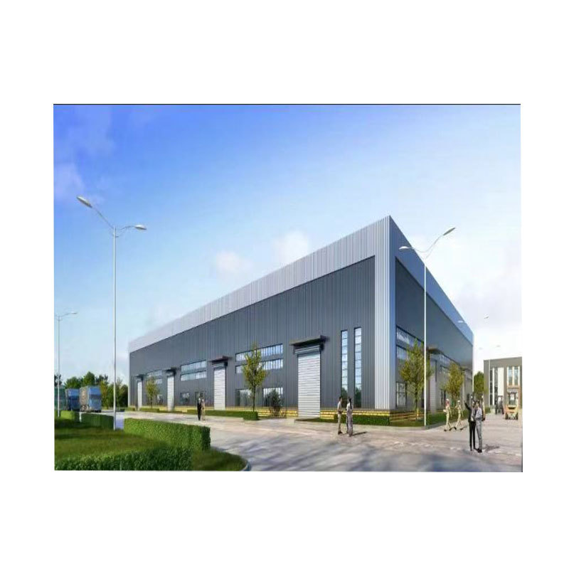 Modern Prefab Building Prefabricated Warehouse Workshop Aircraft Hangar Office Construction Material