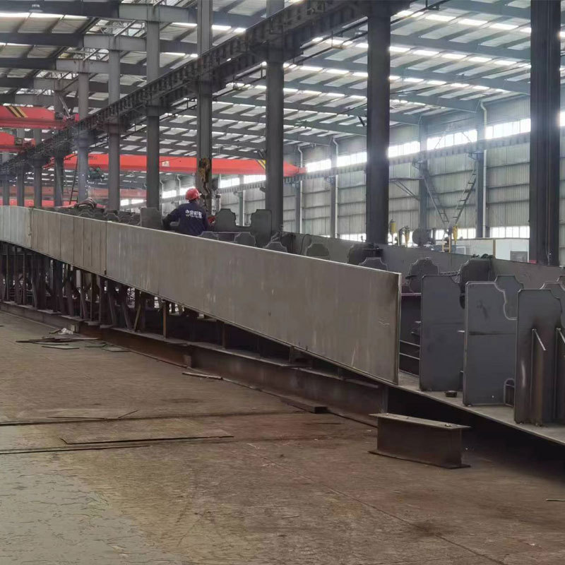 Custom steel frame bridge construction heavy steel structure prefabricated installation for sale bridge