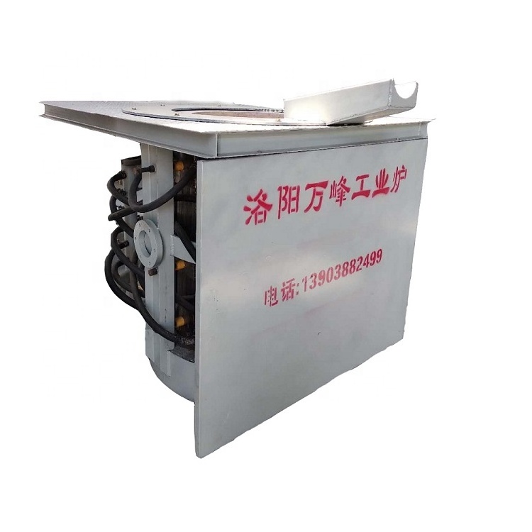 100 kg 500 kg 3 ton crucible furnace for smelting aluminum copper  steel induction melting furnace