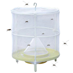 Effective Wasp Trap Kill fly Fruit Fly Killer Reusable Flytrap Hanging Net Home Yard Fly-catching Device Garden Supply