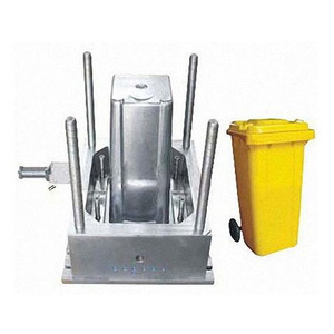 high quality plastic dustbin mould making/Fabrication de moules a dechets en plastique de haute qualite