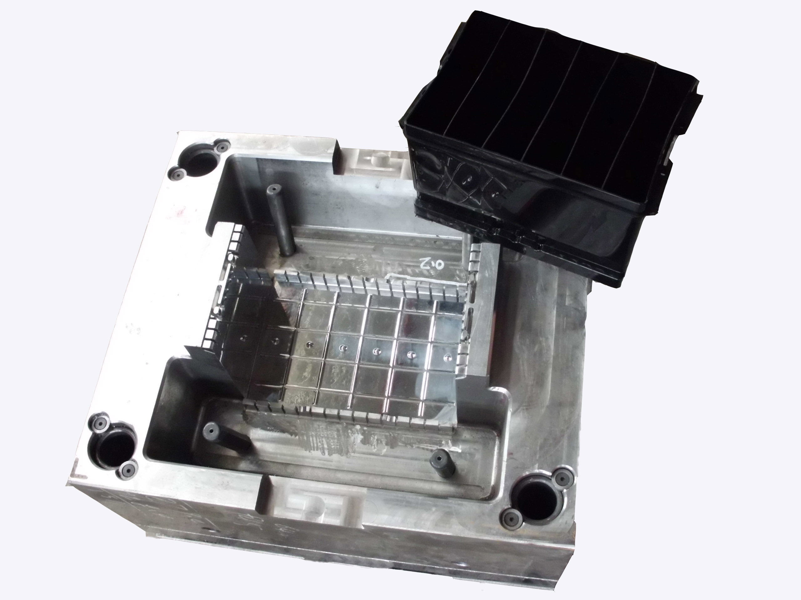 plastic injection auto car battery box contaimer case mould mold