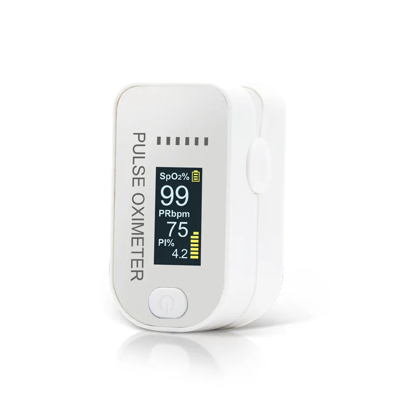 fingertip pulse oximeter blood oxygen saturation monitor