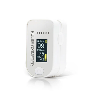 fingertip pulse oximeter blood oxygen saturation monitor