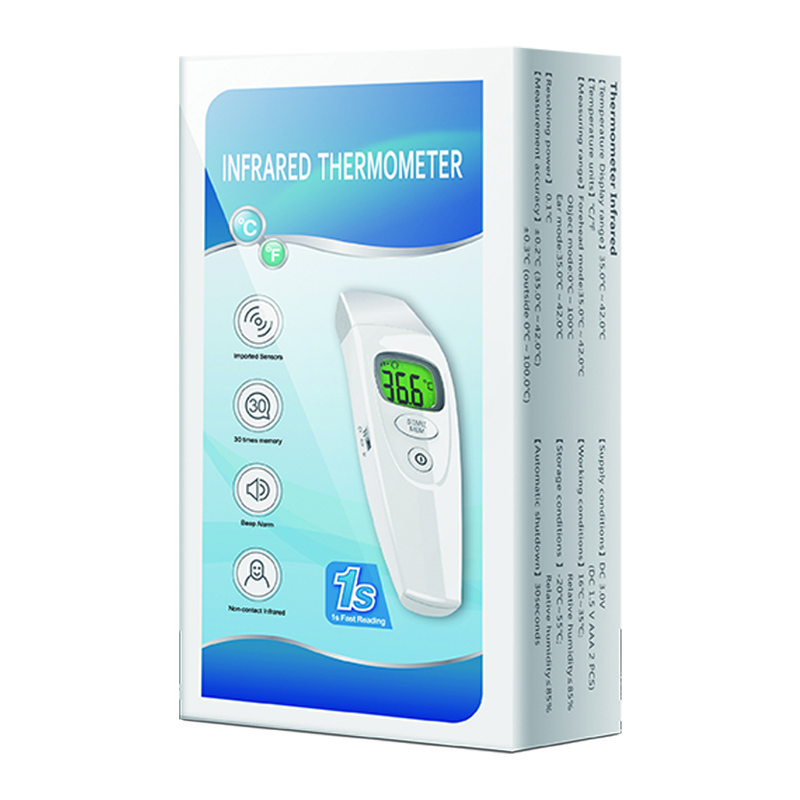 High quality LCD Display Infrared Digital Clinical Fever Forehead and Ear Baby Thermometer