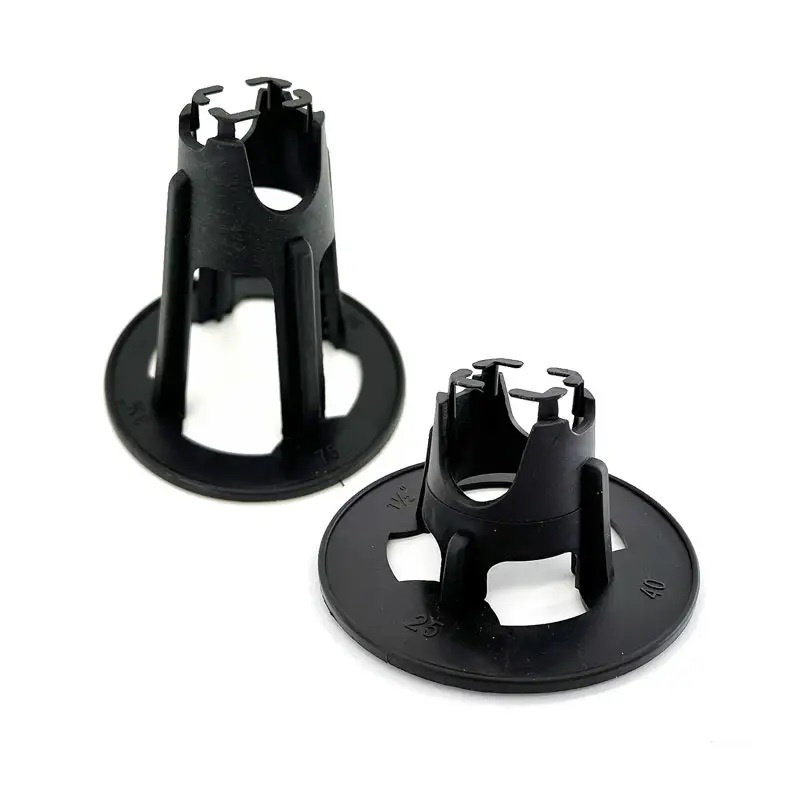 Construction reinforced  concrete plastic rebar chair spacers  for round concrete chair clips rebar support plastic chair