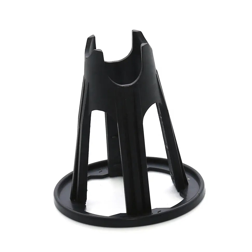 Black color PVC concrete plastic rebar chair spacers for Building Material Reinforced