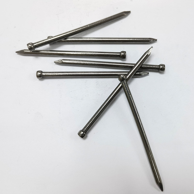 Factory Price Best Selling Durable Polished Headless Nails Regular Common Garden Iron Polished Bullet Head Finishing Nail