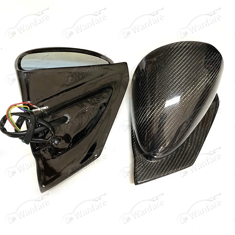 RALLIART STYLE CARBON FIBER SIDE MIRROR (ELECTRONIC) FOR 2001-2007 MITSUBISHI LANCER EVOLUTION EVO 7-9