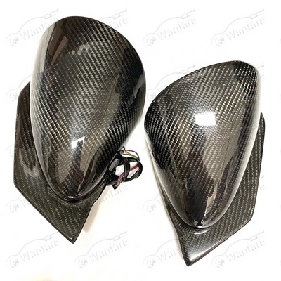 RALLIART STYLE CARBON FIBER SIDE MIRROR (ELECTRONIC) FOR 2001-2007 MITSUBISHI LANCER EVOLUTION EVO 7-9