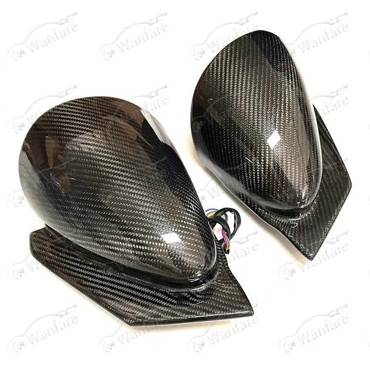 RALLIART STYLE CARBON FIBER SIDE MIRROR (ELECTRONIC) FOR 2001-2007 MITSUBISHI LANCER EVOLUTION EVO 7-9