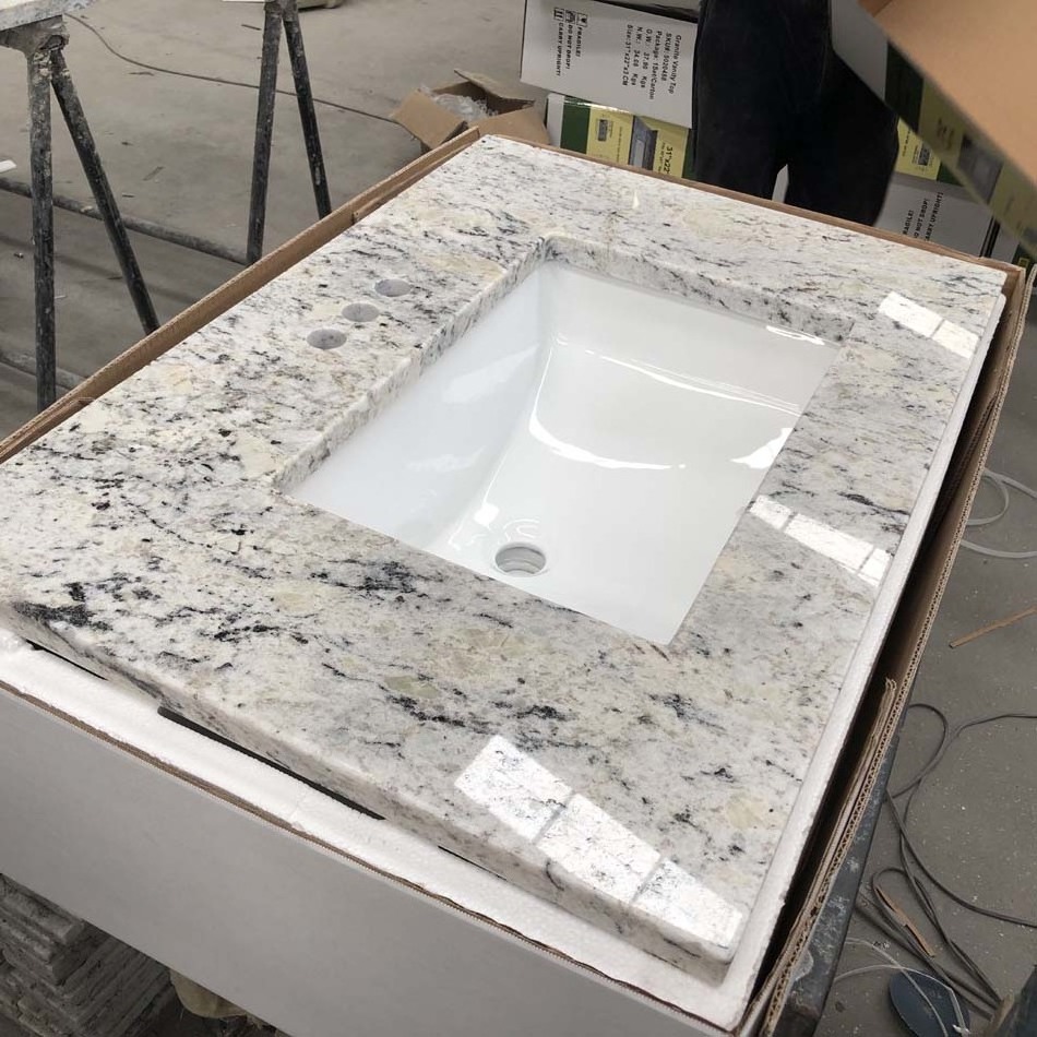 Prefab Granite 47 Inch Vanity Top With Sink