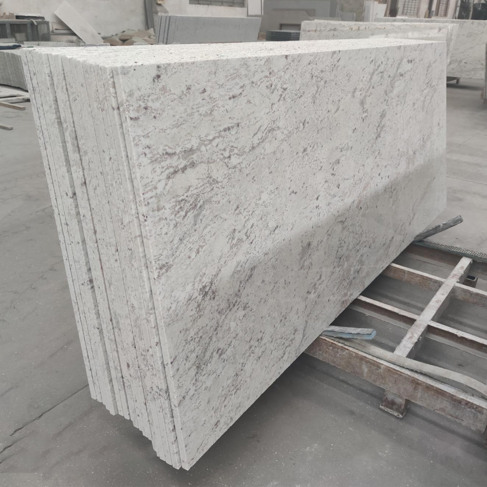 WFCM 2020 USA Most Hot Selling White Chinese Granite Slab Tiles Price Cheap Losas De Granito