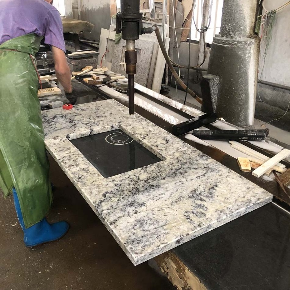 Prefab Granite 47 Inch Vanity Top With Sink