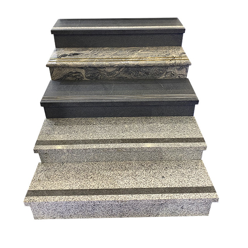 Hot Sale Natural Stone Anti Slip Granite Stairs Step Design