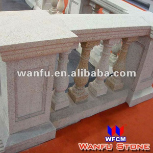 White Granite Natural Stone Decorative Pillars and Columns