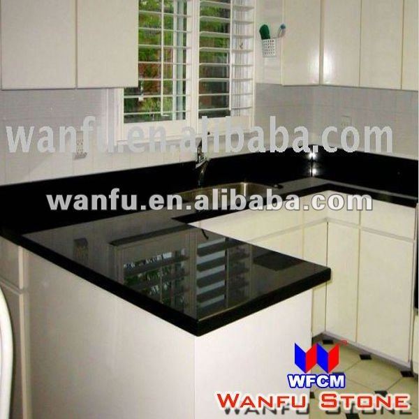 u shape kitchen black granite countertops