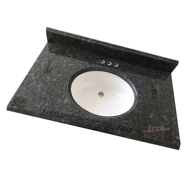 Steel Gray Granite 36 x 22 Bathroom Vanity Tops