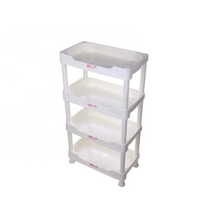 WANFU Multi-Layer Plastic Storage Rack Bathroom Accessory Sorter Small Size Rack