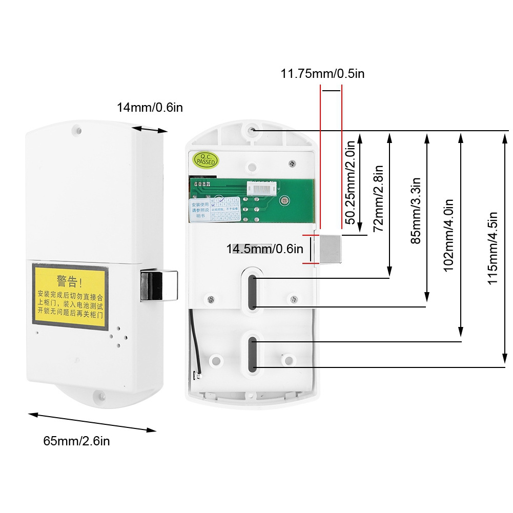 Quality Password Door Digital Lock Smart Electronic Digital Password Lock With Touch Screen