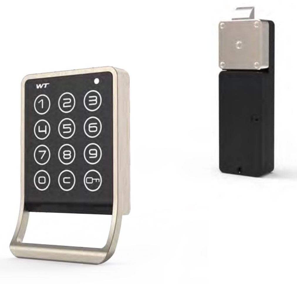 Smart storage lock Keyless smart handle door lock Fingerprint door lock