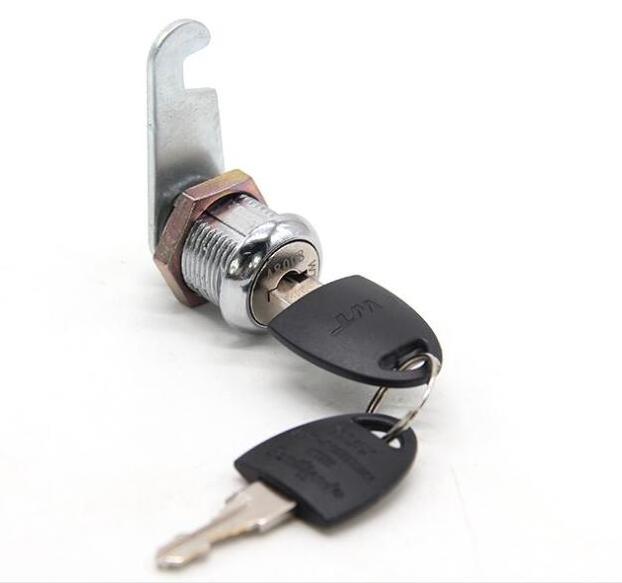 Flat Key Lock Quarter Turn Cam Lock For Metal Cabinets cylinder lock