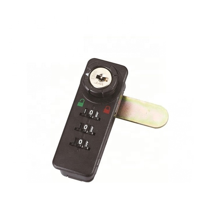 9508 3 Digits High Security Combination door Lock Plastic Combination drawer number lock