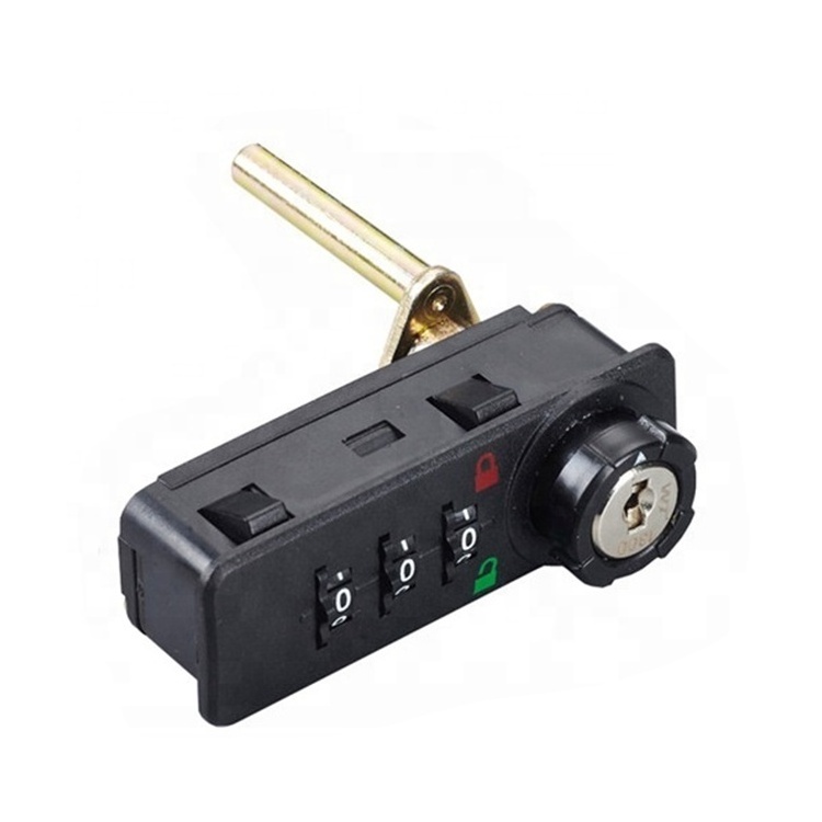 9508 3 Digits High Security Combination door Lock Plastic Combination drawer number lock