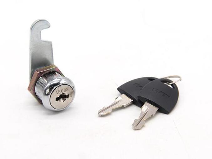 Flat Key Lock Quarter Turn Cam Lock For Metal Cabinets cylinder lock