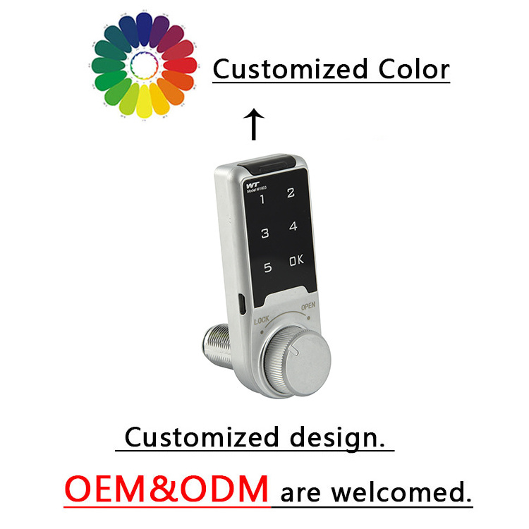 New Design Hot Sale Cabinet Electronic Lock Wt-m-1603a Pin Code Number  Electronic Cam Locker Lock