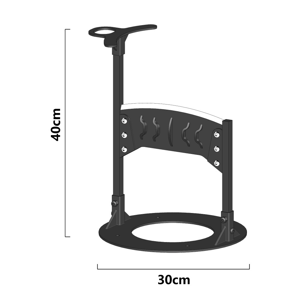 Premium High-Quality Alloy Steel No Sharp Edge Heavy Duty Detachable Open Kindling Cracker Wood Splitter