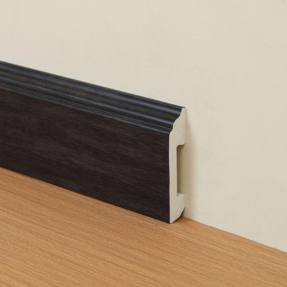 Easy to Install Waterproof Decorative Plastic Foam PS Skirting Base Board