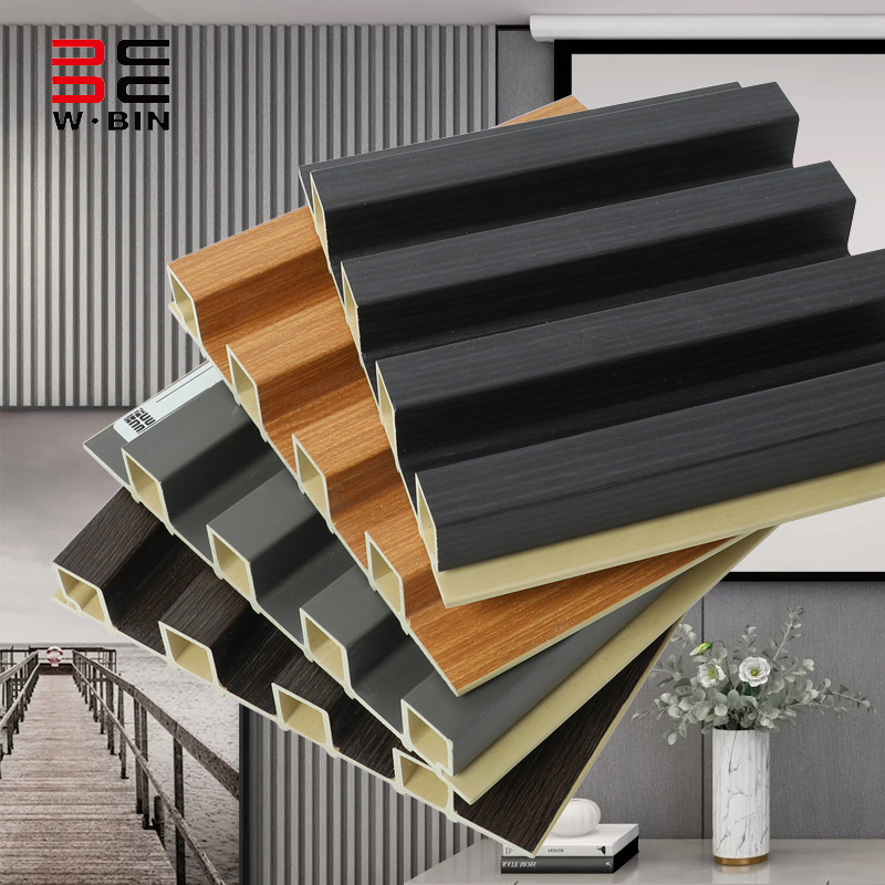 2024 Hot-sale Waterproof Wood Plastic wood veneer Carbon crystal plate bamboo fiber board Composite mirror Wall Panel