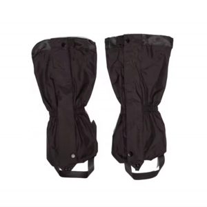 2024 High quality outdoor gear high snow boot leg gaiters with Double layer nylon material and strong adhesive tape