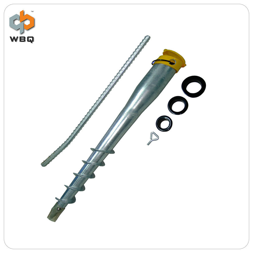 ISO approved galvanized beach umbrella sand anchor screw