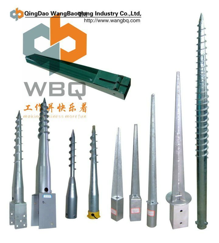 Timber-frame Construction Metal Ground Screw for All Common Dimension of Wood Beams