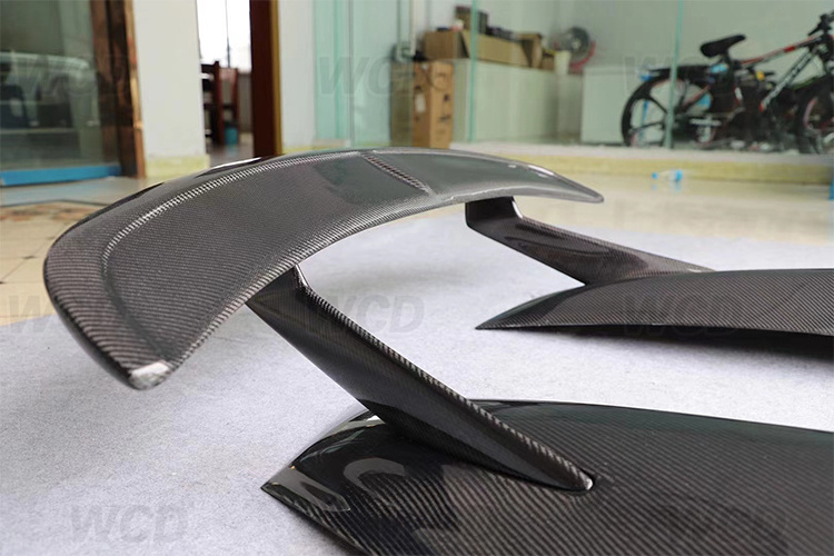 For porsche 718 Boxster carbon fiber spoiler 981 carbon fiber tail spoiler body kit