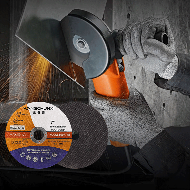 WCX cutting metal disc 180mm abrasive tools metal cutting disc cut off wheel for metal