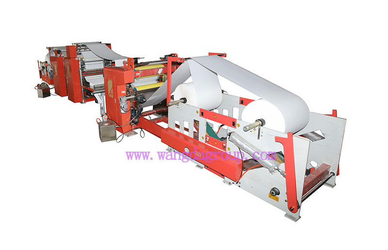 Automatic V folded laminated hand towel product processing machine Facial Tissue Paper making Machine