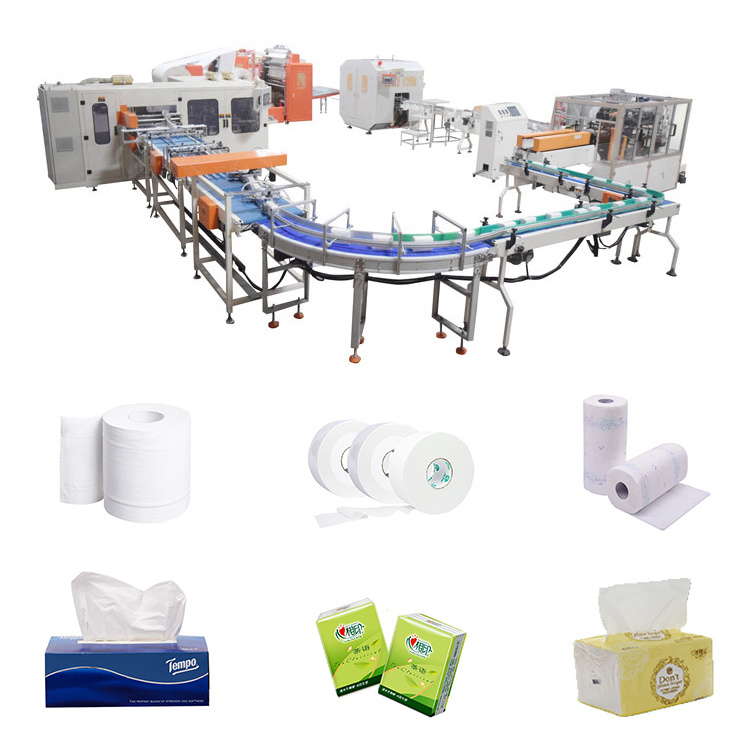 Full automatic facial tissue manufacturer machine small roll towel napkin tissue toilet paper making machine price