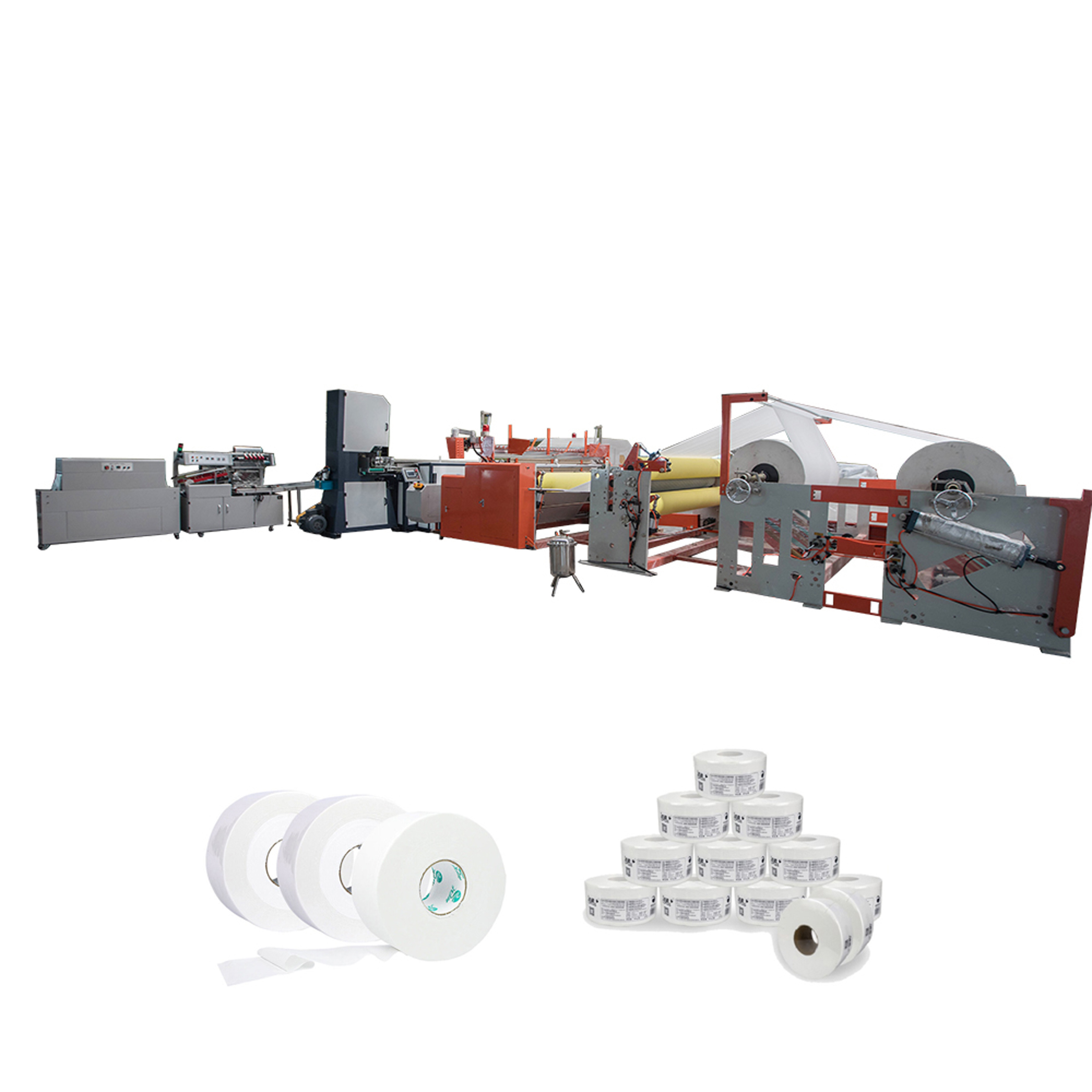 Full automatic facial tissue manufacturer machine small roll towel napkin tissue toilet paper making machine price