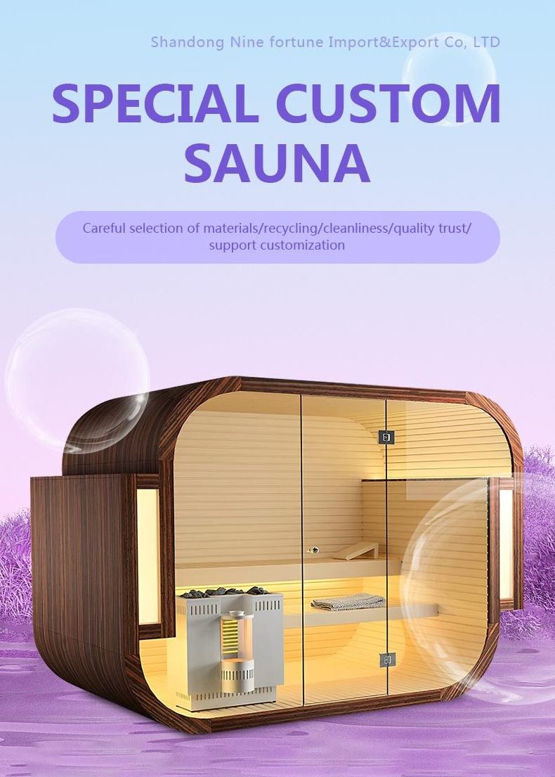 Factory direct wholesale sauna house used thermo pine wood paneling  outdoor wood factory steam saunas