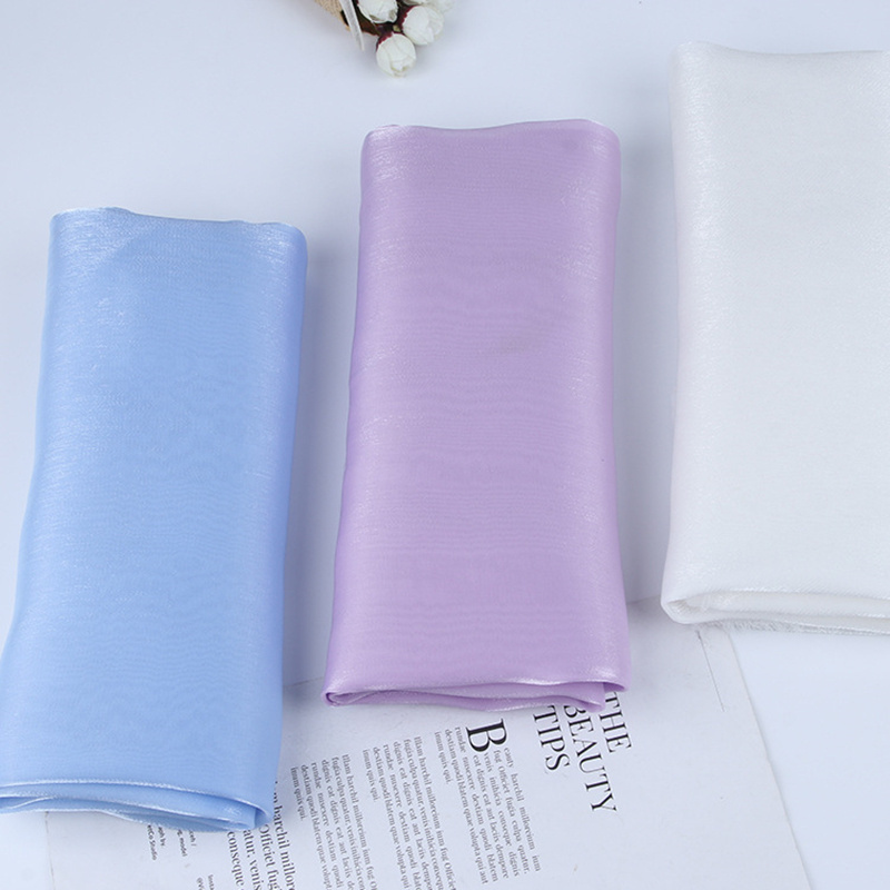 luxury metallic liquid satin fabric for fashion dress