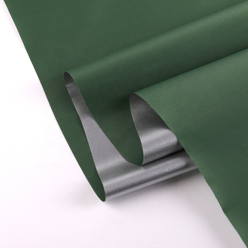 silver pu  coating 190T polyester taffeta tent fabric umbrella fabric cover fabric