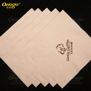 brown airlaid 3 ply cocktail napkins paper