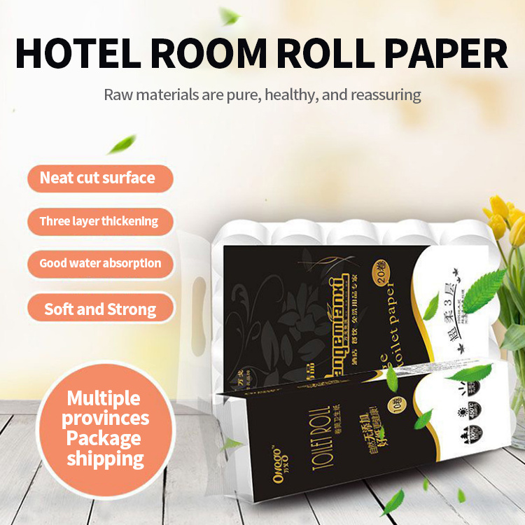 China Manufactures in China 3 Ply Toilet Tissue Paper Wood Pulp Toilet Paper