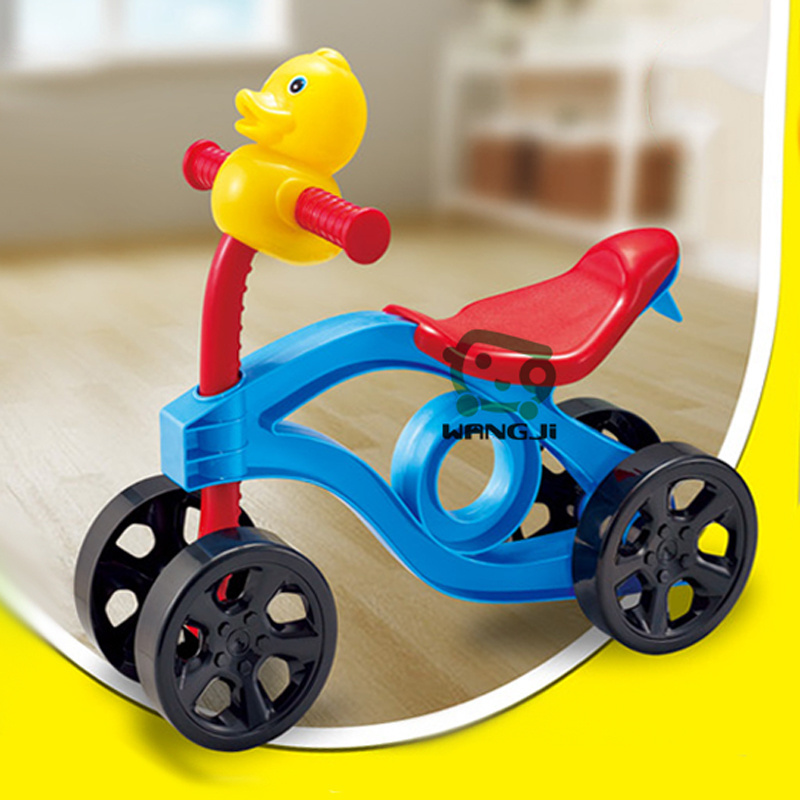 New Model Duck Baby Balance Bike No Pedal Balance Car For Kids 4 Wheels Mini Toddlers Balance Bike Baby Walker Ride On Toys