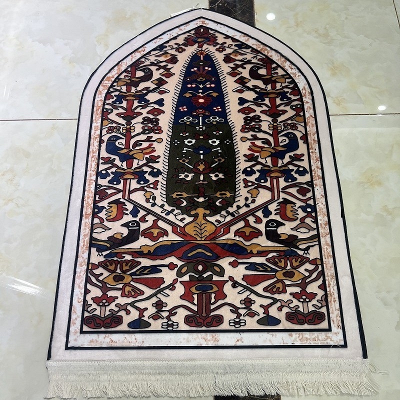 70x110 prayer mat  Anti Slip mink islamic prayer mat