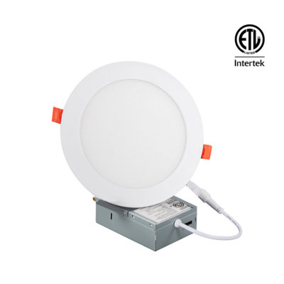 ETL slim potlights 4 6 inch 9w 12w 18w recessed de luz led panel pot lights with junction box led down light